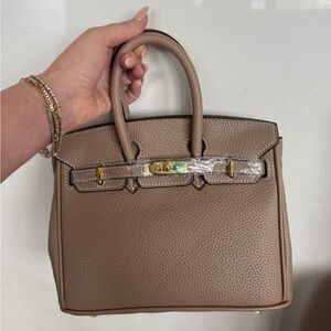 Tan Leather Handbag